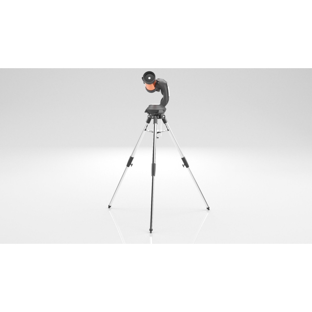 Celestron NexStar 4SE Telescope 3D Model – Low Poly PBR Asset, FBX, OBJ - View 17