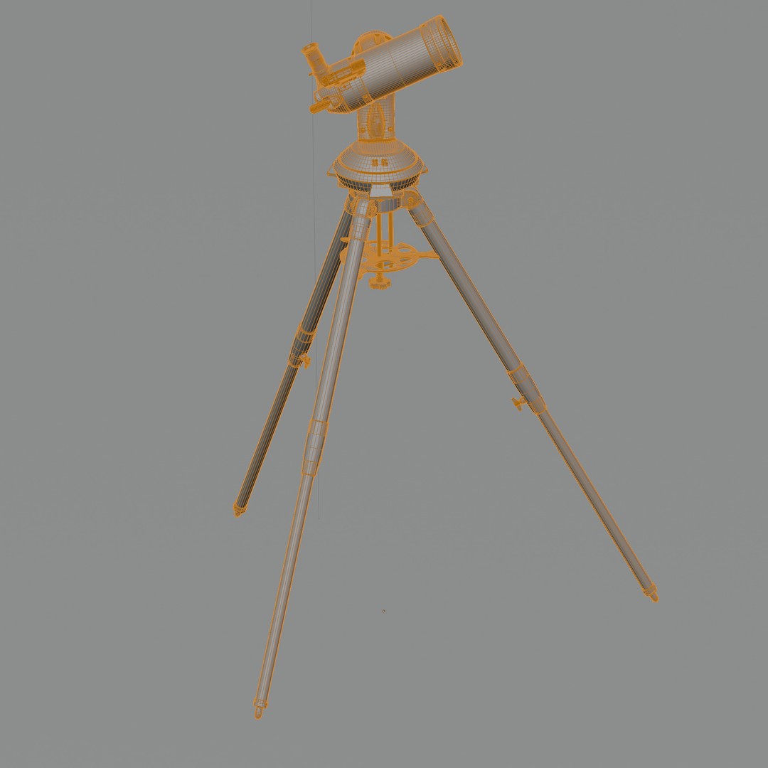 Celestron NexStar 4SE Telescope 3D Model – Low Poly PBR Asset, FBX, OBJ - View 21