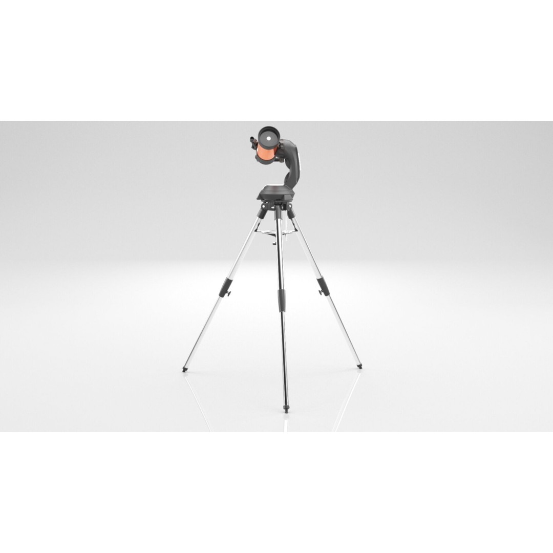 Celestron NexStar 4SE Telescope 3D Model – Low Poly PBR Asset, FBX, OBJ - View 4
