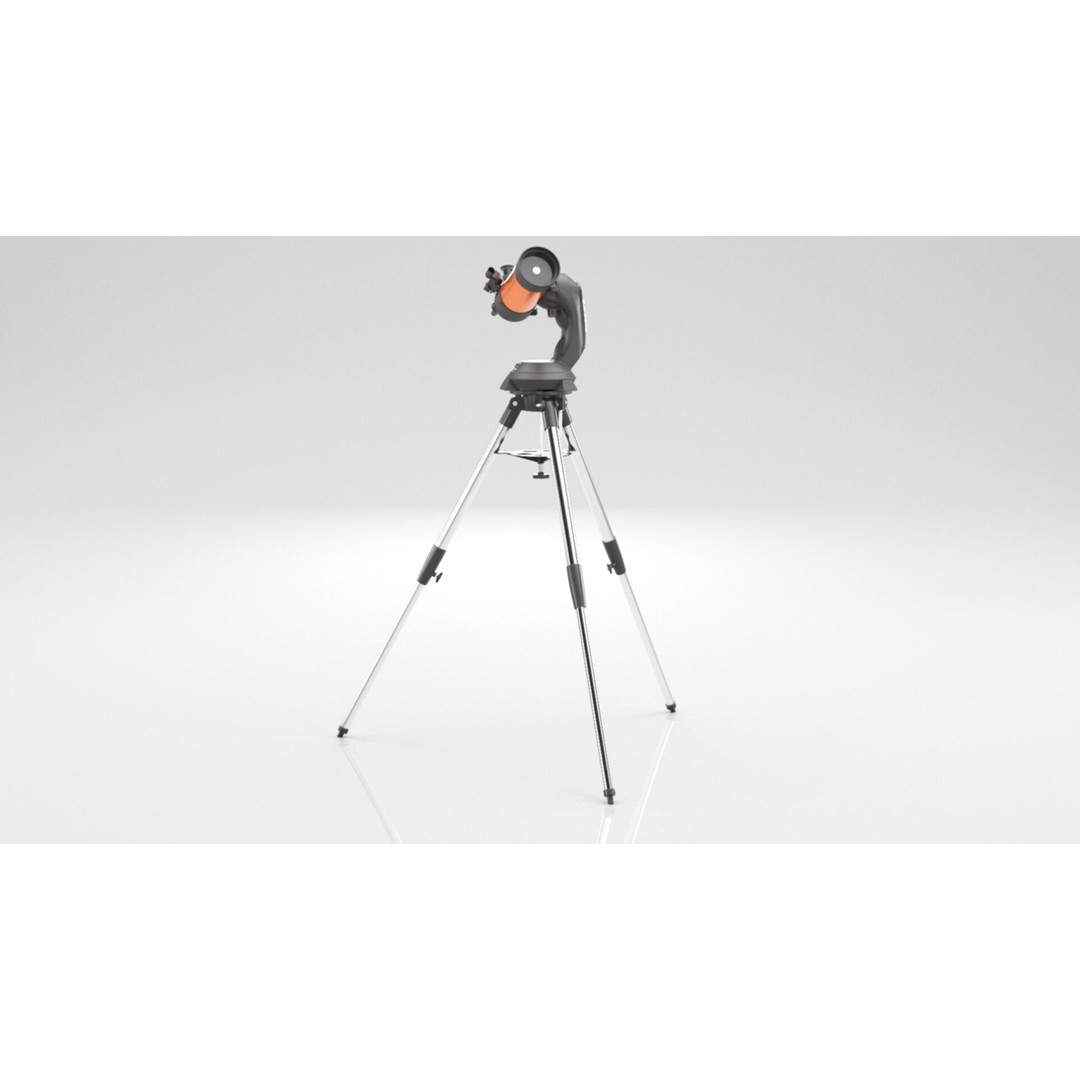 Celestron NexStar 4SE Telescope 3D Model – Low Poly PBR Asset, FBX, OBJ - View 5