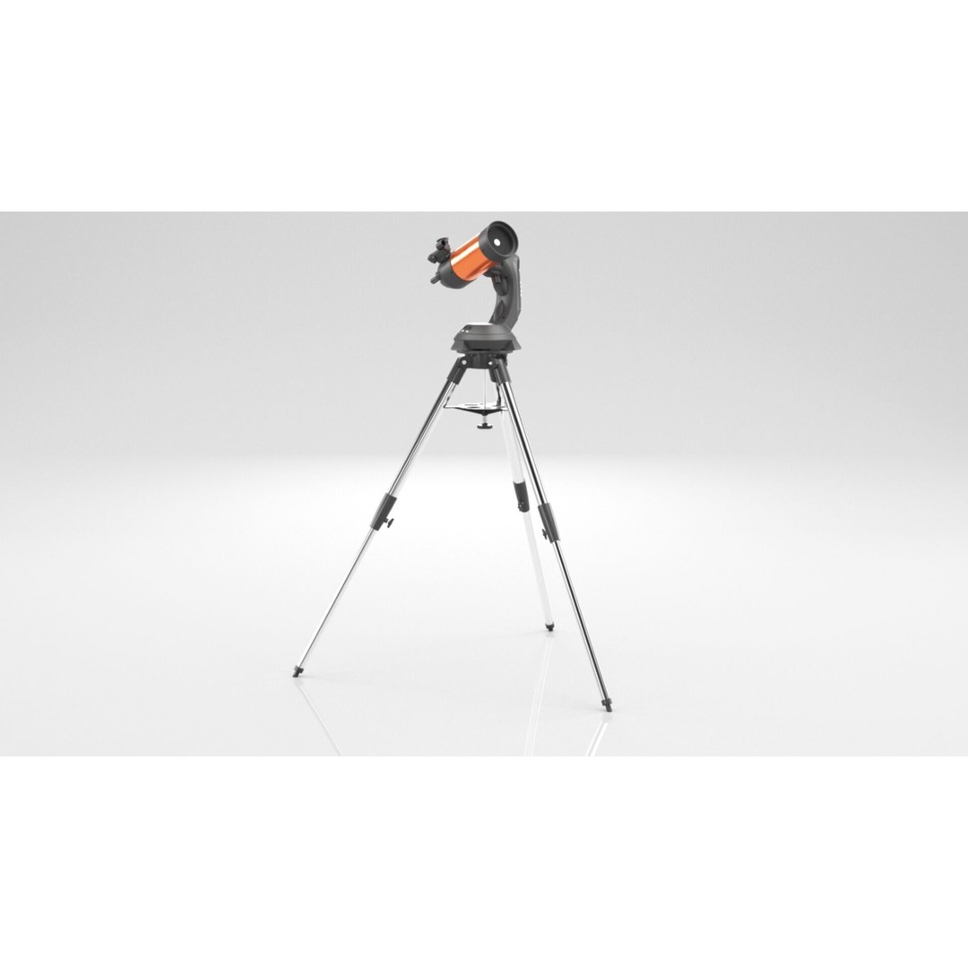 Celestron NexStar 4SE Telescope 3D Model – Low Poly PBR Asset, FBX, OBJ - View 6
