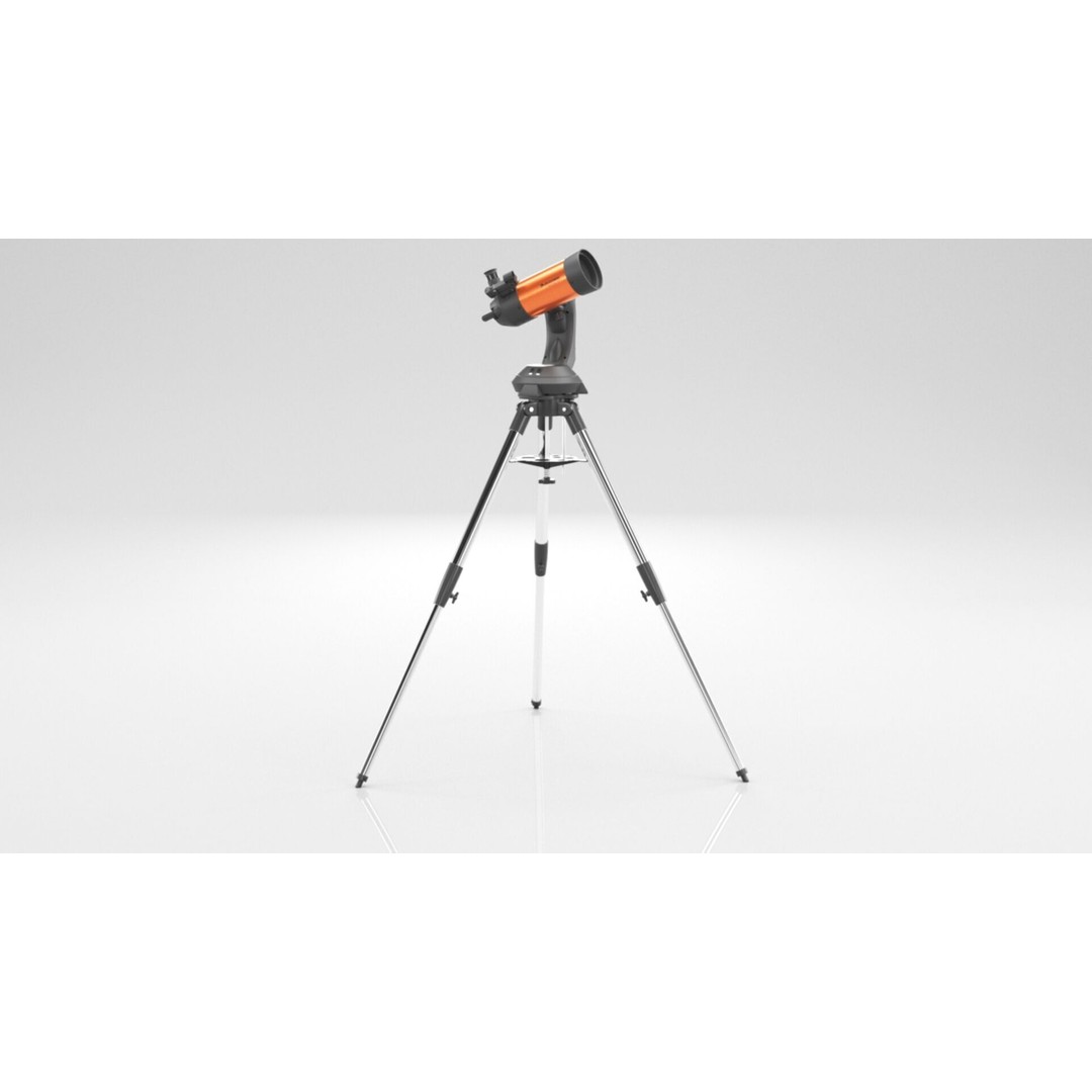 Celestron NexStar 4SE Telescope 3D Model – Low Poly PBR Asset, FBX, OBJ - View 7