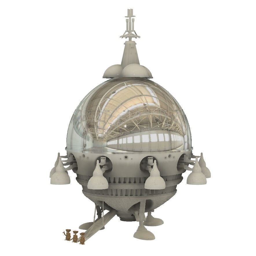 E.T. Starship 3D Model – Detailed Design for 3D Printing, FDM & Resin - View 11