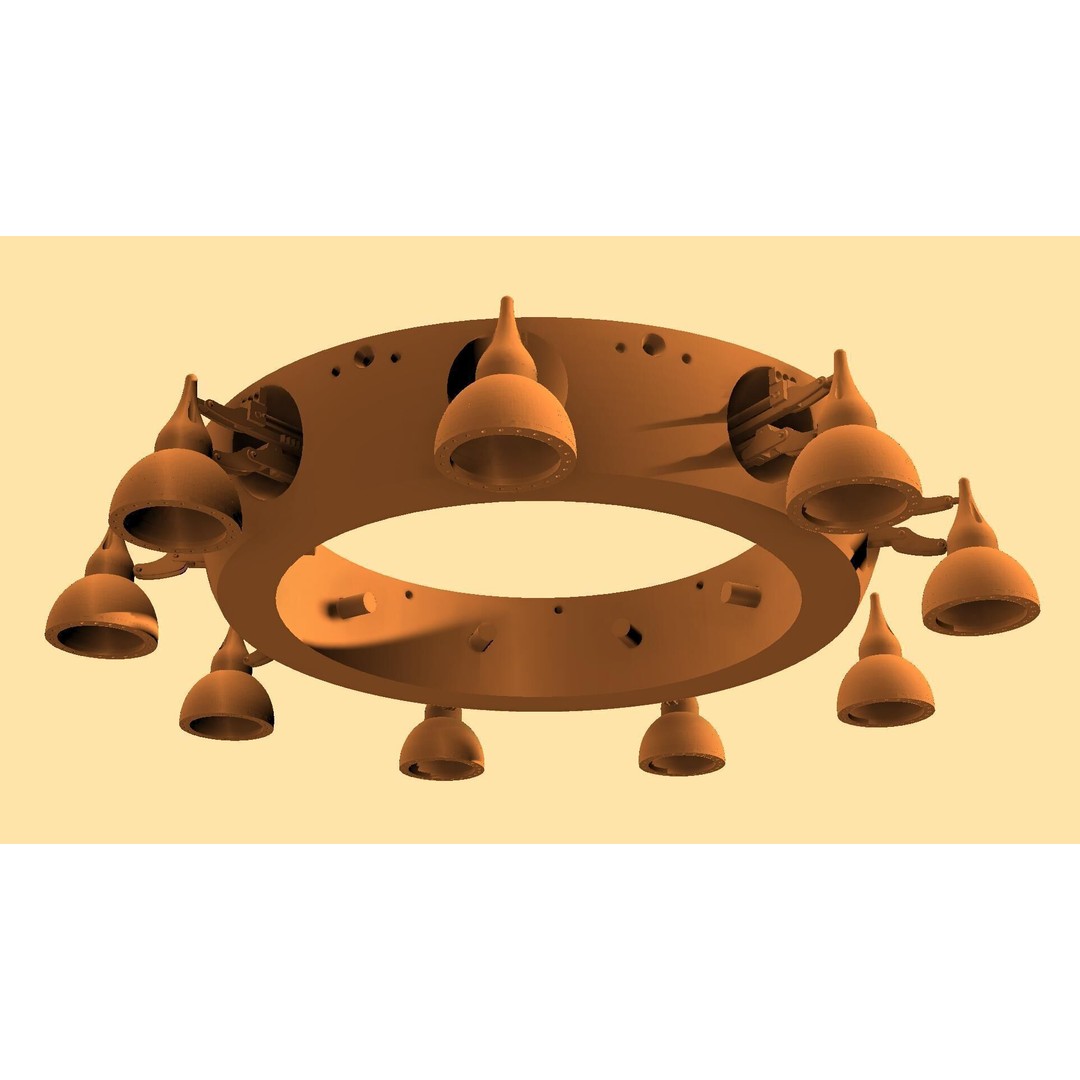 E.T. Starship 3D Model – Detailed Design for 3D Printing, FDM & Resin - View 13