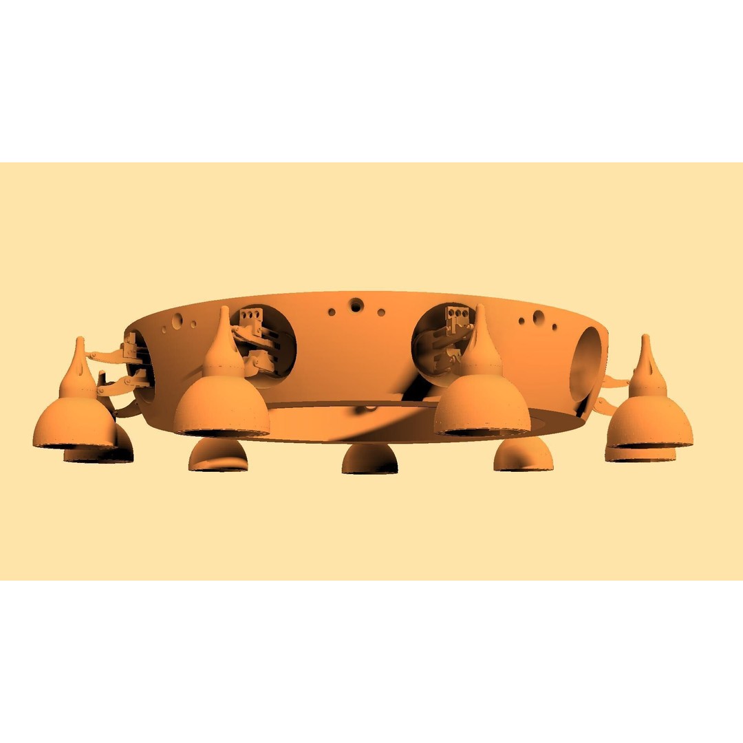 E.T. Starship 3D Model – Detailed Design for 3D Printing, FDM & Resin - View 14