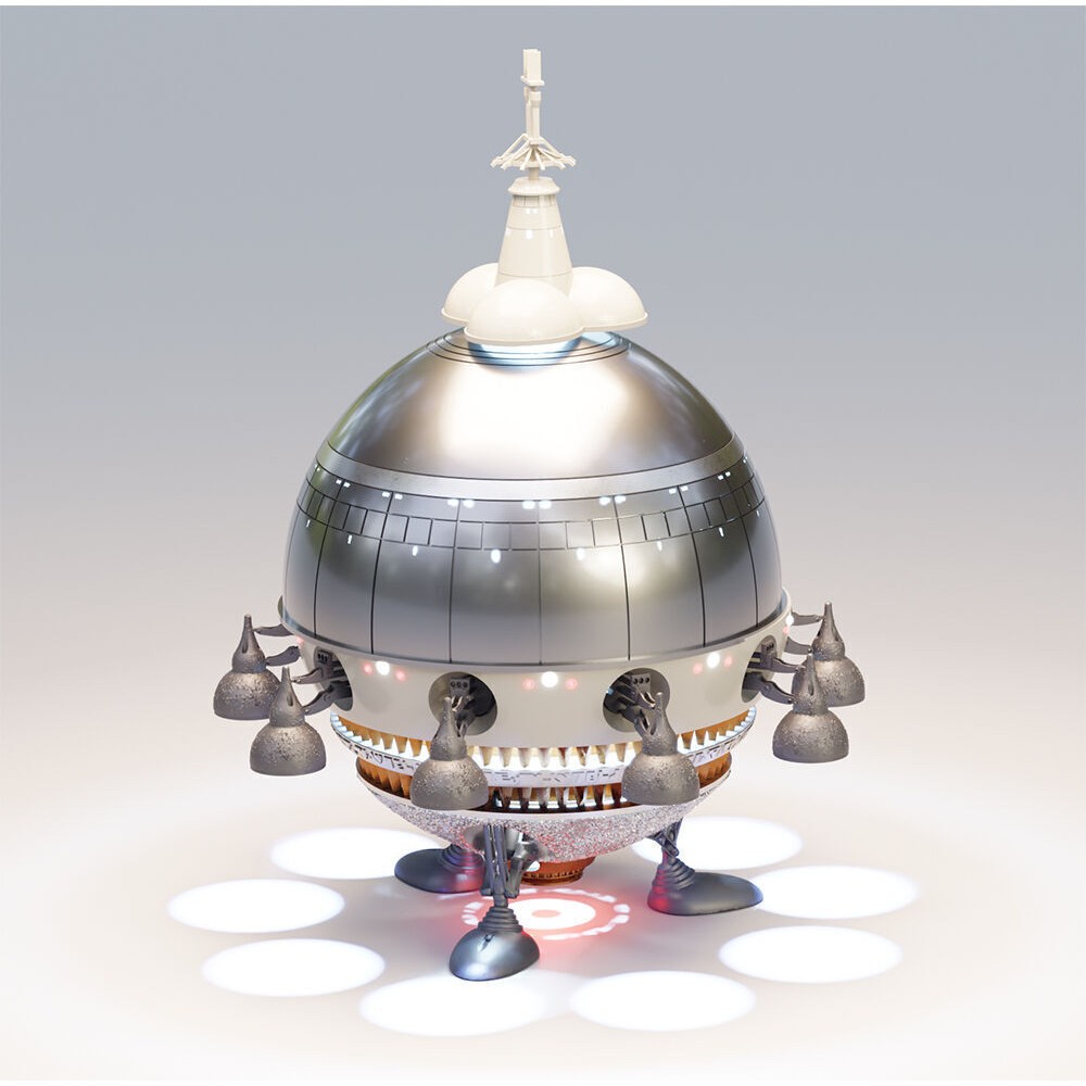 E.T. Starship 3D Model – Detailed Design for 3D Printing, FDM & Resin - View 17