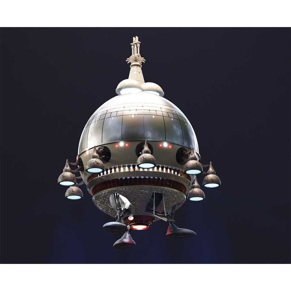 E.T. Starship 3D Model – Detailed Design for 3D Printing, FDM & Resin - View 19