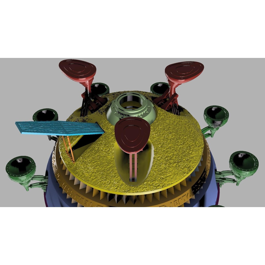 E.T. Starship 3D Model – Detailed Design for 3D Printing, FDM & Resin - View 30