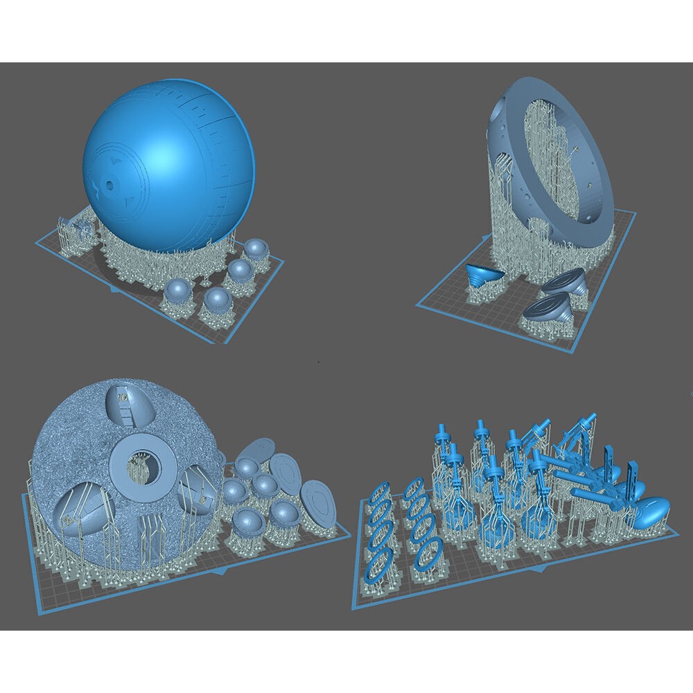 E.T. Starship 3D Model – Detailed Design for 3D Printing, FDM & Resin - View 6