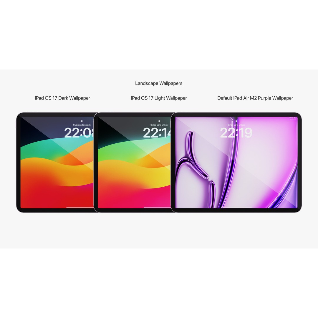 Apple iPad Air 13 Inch 3D Model – PBR Textures, FBX, OBJ Formats - View 12