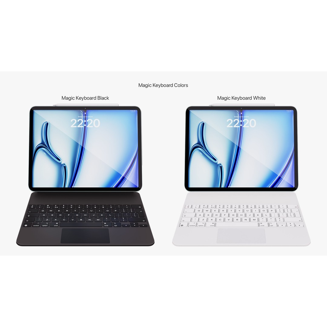 Apple iPad Air 13 Inch 3D Model – PBR Textures, FBX, OBJ Formats - View 15