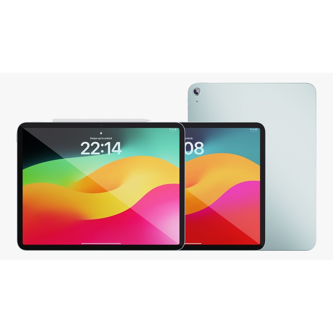 Apple iPad Air 13 Inch 3D Model – PBR Textures, FBX, OBJ Formats - View 21