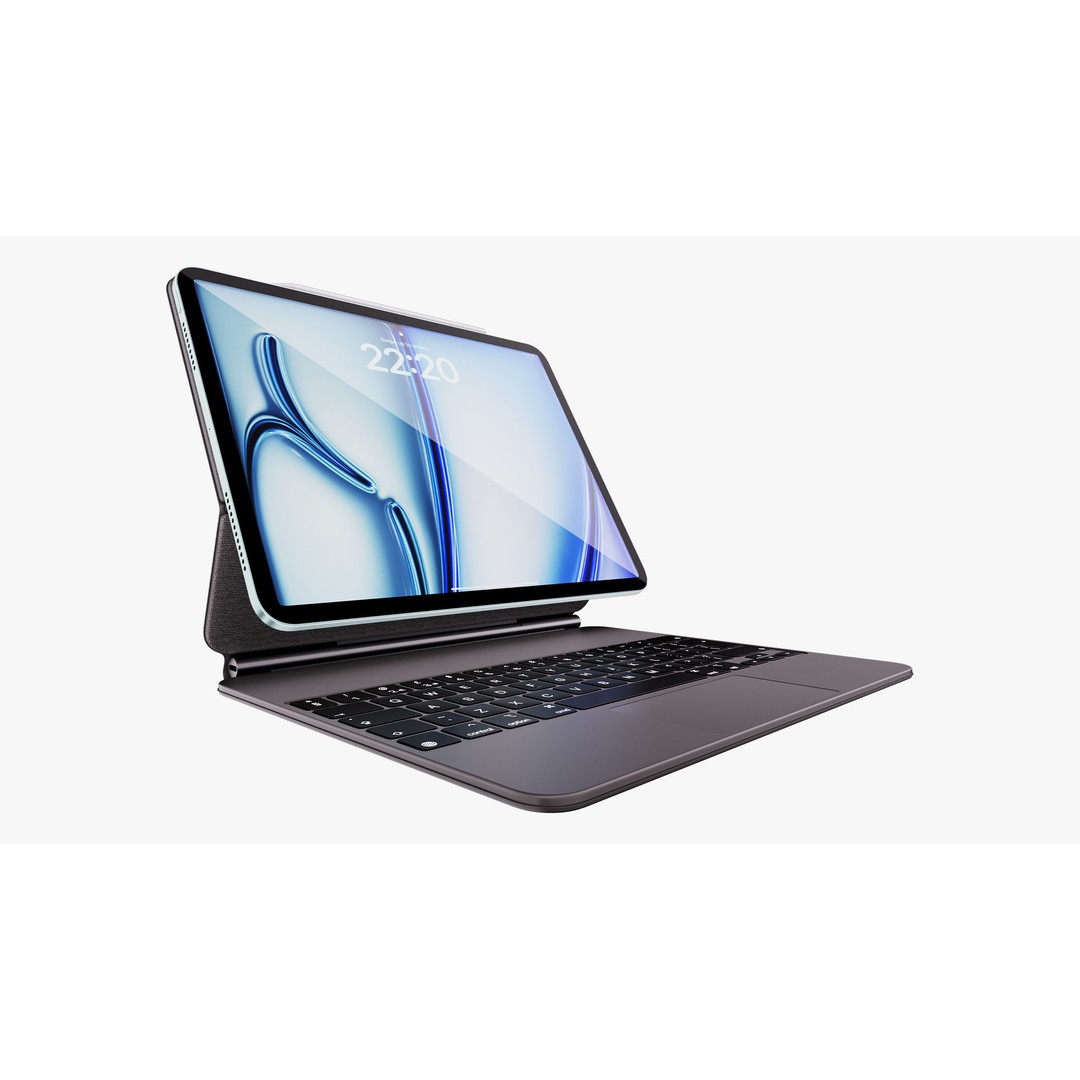 Apple iPad Air 13 Inch 3D Model – PBR Textures, FBX, OBJ Formats - View 46