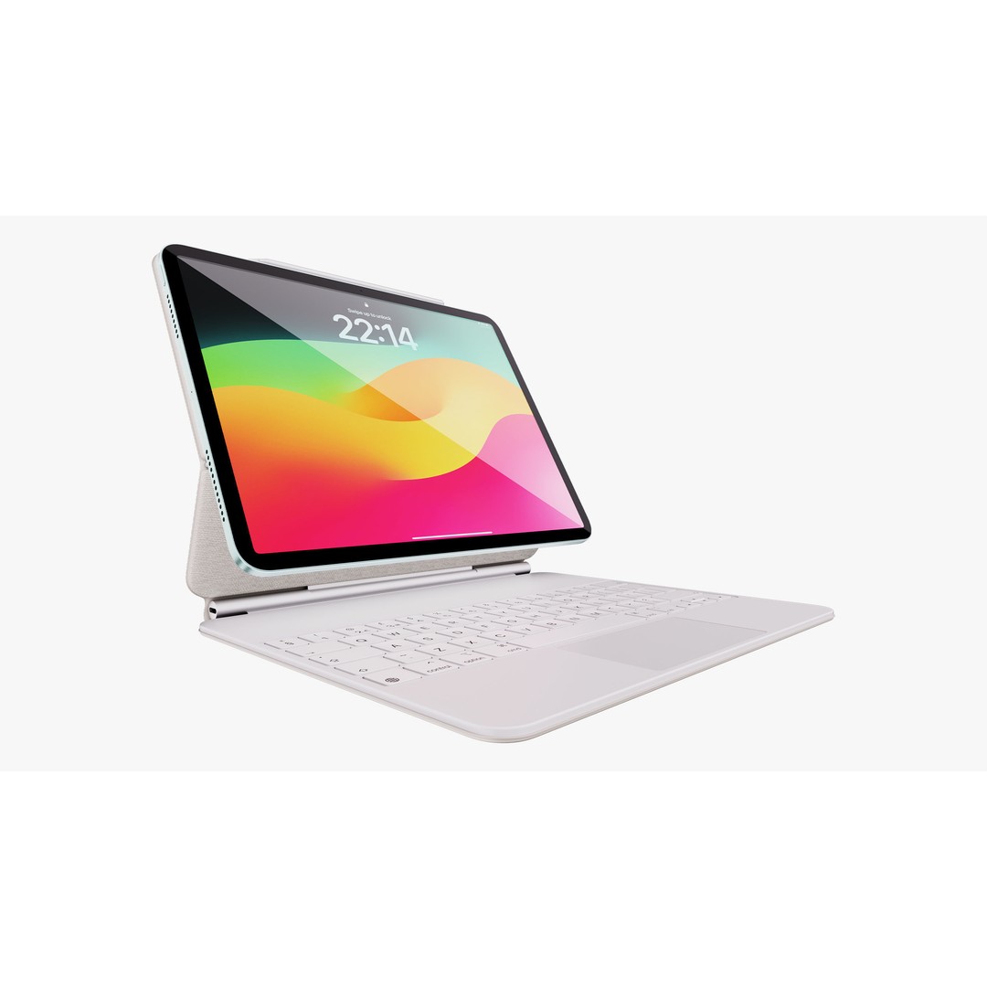 Apple iPad Air 13 Inch 3D Model – PBR Textures, FBX, OBJ Formats - View 48