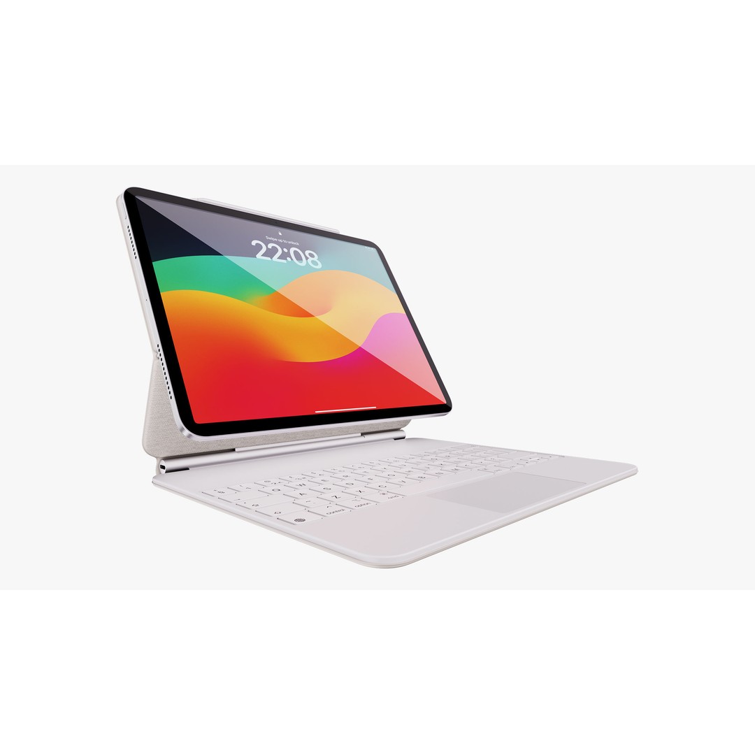 Apple iPad Air 13 Inch 3D Model – PBR Textures, FBX, OBJ Formats - View 56