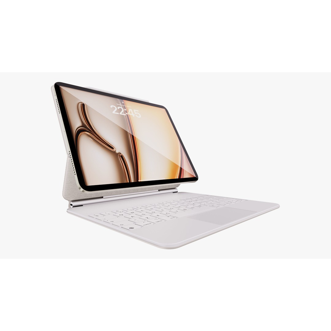 Apple iPad Air 13 Inch 3D Model – PBR Textures, FBX, OBJ Formats - View 64