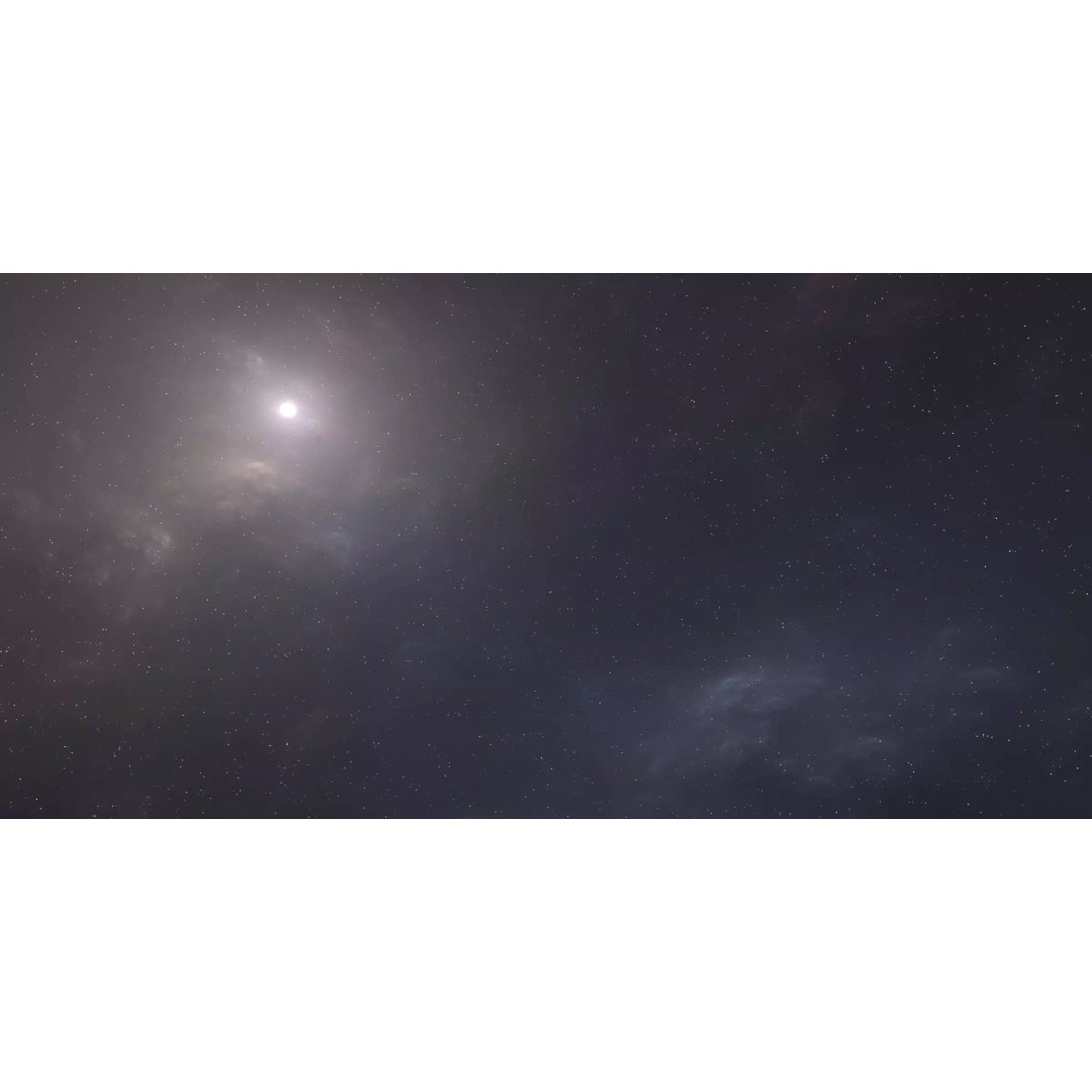 360° Space Background HDRI 3D Model – 16k Equirectangular Environment Map - View 16