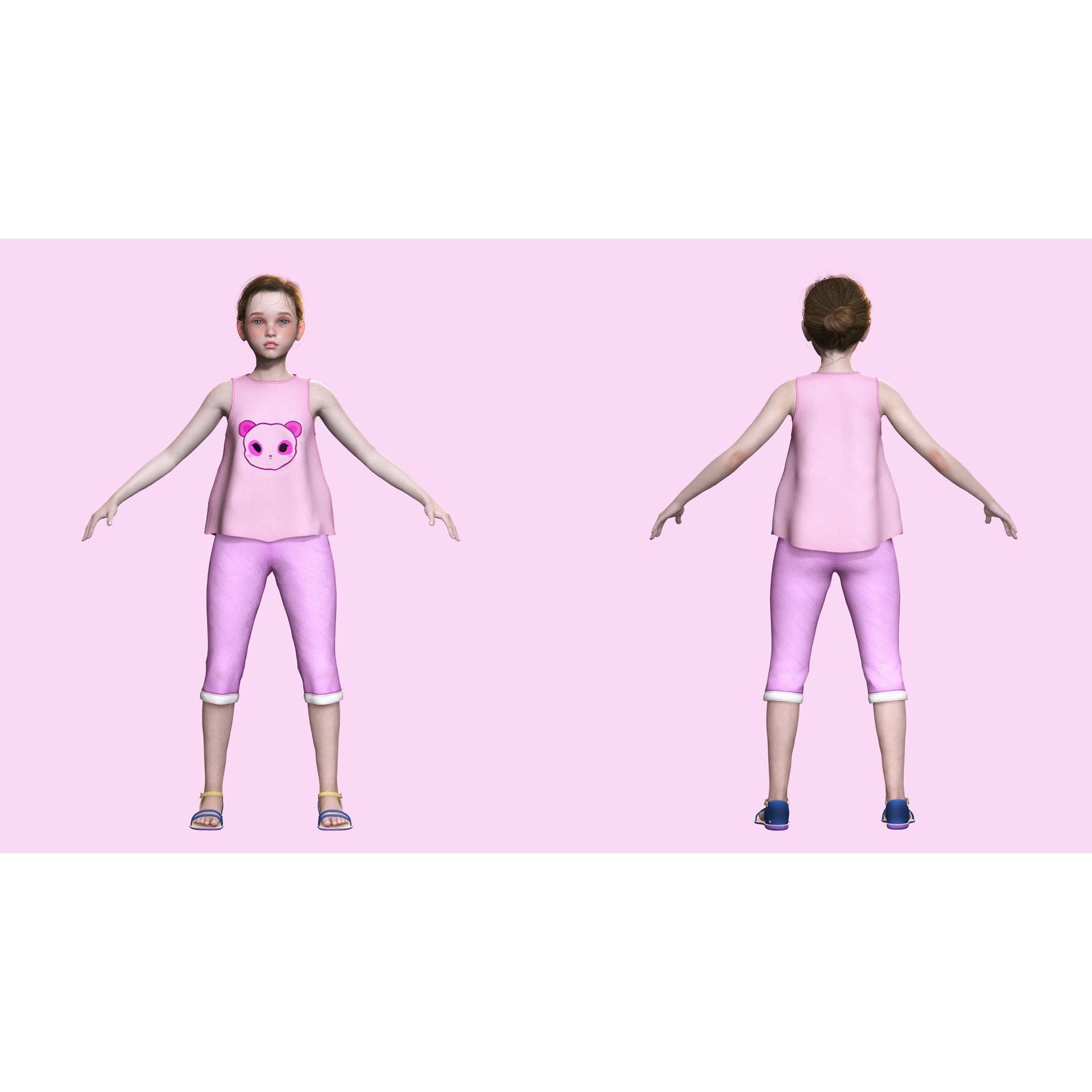 Staicy - Low-Poly Game-Ready 3D Model - View 4