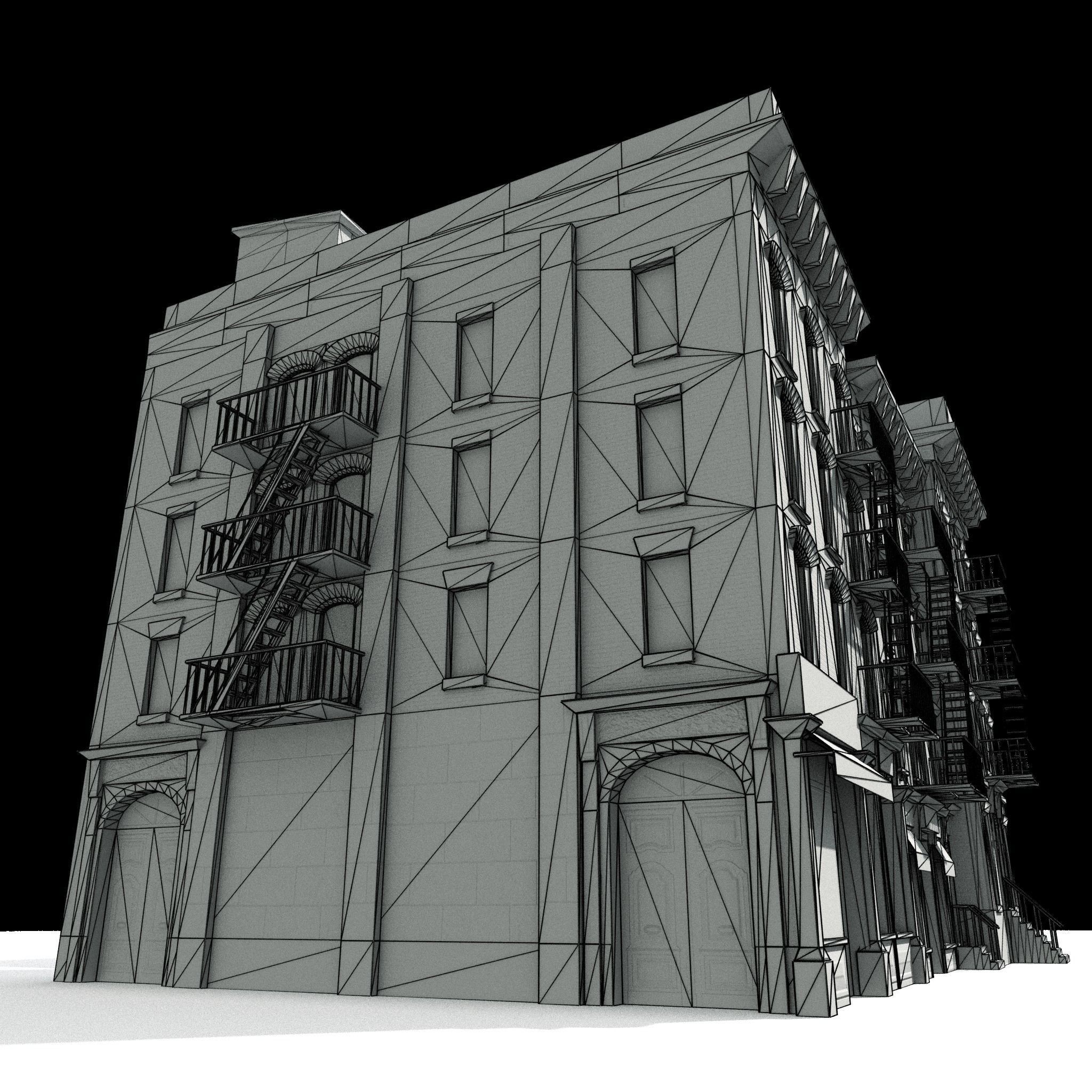 New York City Buildings Collection - Low-Poly Game-Ready 3D Model
