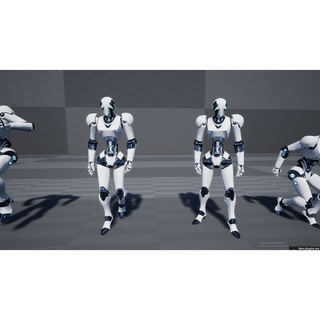 Robot 3D Model – Low Poly Game-Ready Character, FBX, PBR - View 13