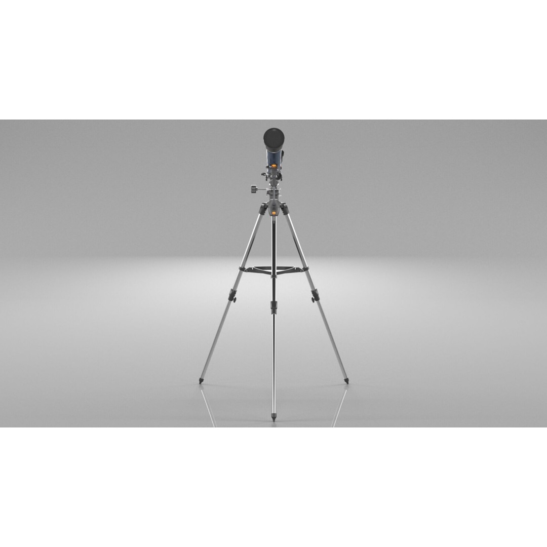 Celestron AstroMaster 70EQ Telescope 3D Model – Low Poly PBR Asset, FBX - View 18