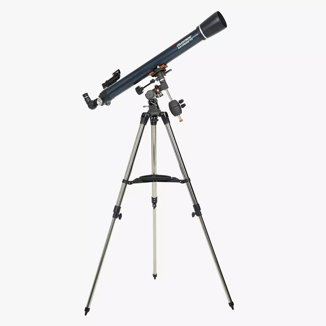 Celestron AstroMaster 70EQ Telescope 3D Model – Low Poly PBR Asset, FBX - View 2