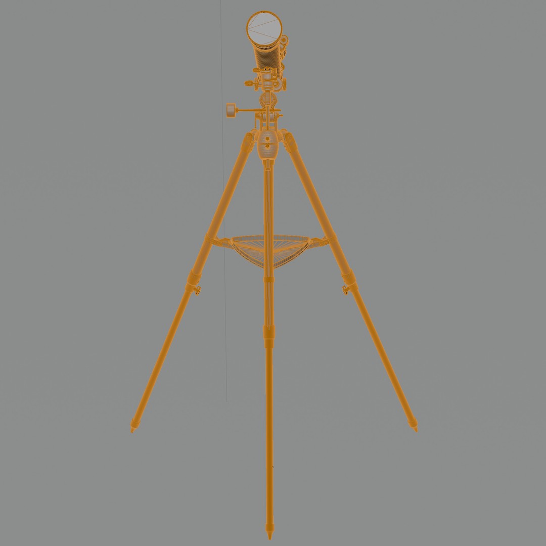 Celestron AstroMaster 70EQ Telescope 3D Model – Low Poly PBR Asset, FBX - View 20