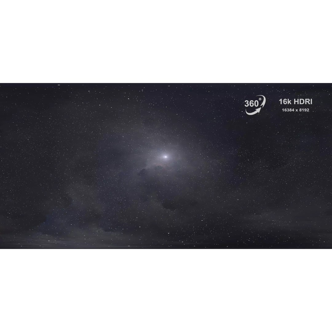 360° Space Background 3D Model – 16k HDRI Panoramic Environment Map - View 2