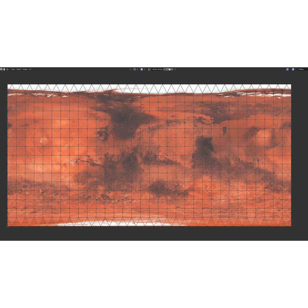 Mars 3D Model – Ultra-High-Resolution PBR Planet for Blender - View 13