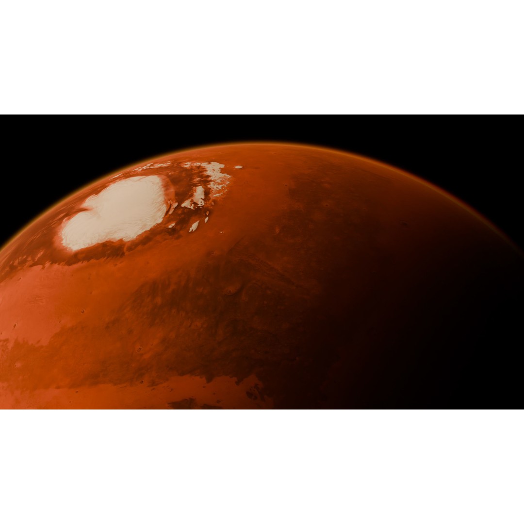 Mars 3D Model – Ultra-High-Resolution PBR Planet for Blender - View 5