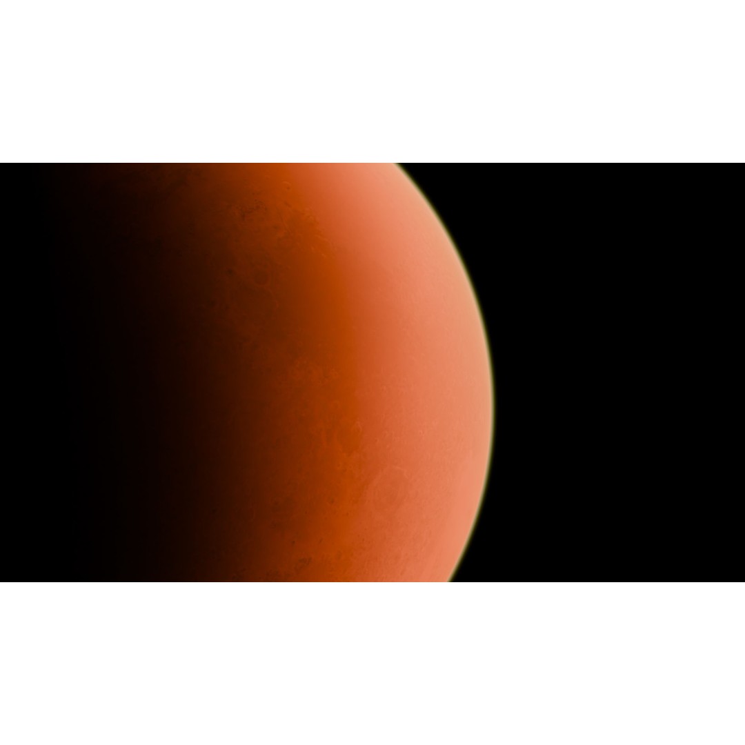 Mars 3D Model – Ultra-High-Resolution PBR Planet for Blender - View 7