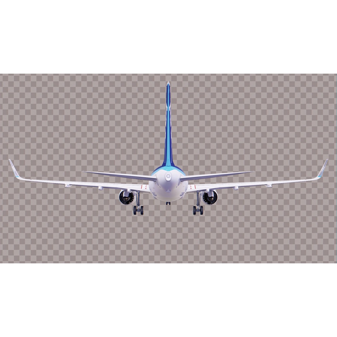 Airbus A320 Neo 3D Model – Low Poly Airliner with Rigged Liveries, FBX - View 10