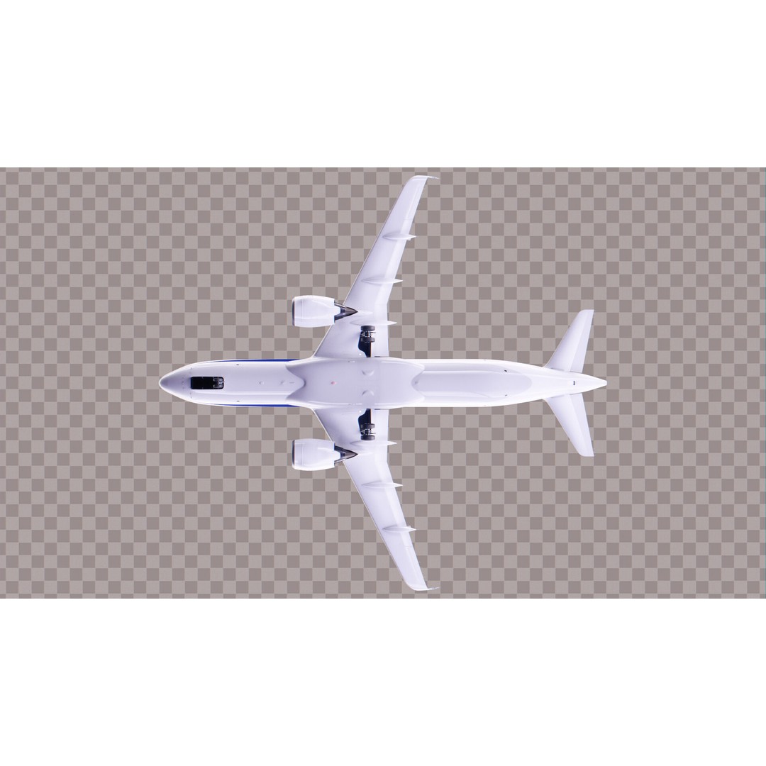 Airbus A320 Neo 3D Model – Low Poly Airliner with Rigged Liveries, FBX - View 13