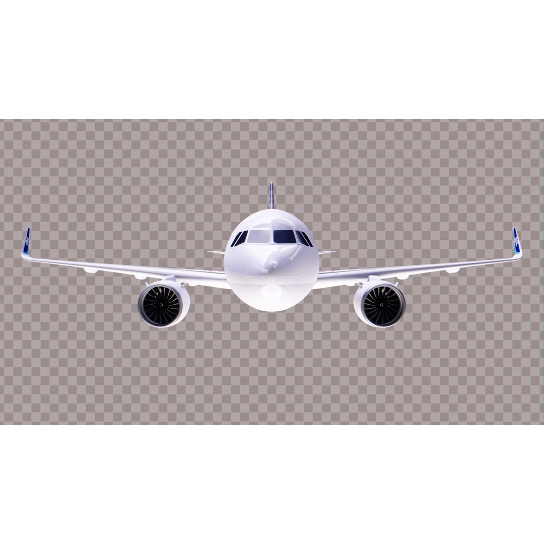 Airbus A320 Neo 3D Model – Low Poly Airliner with Rigged Liveries, FBX - View 14