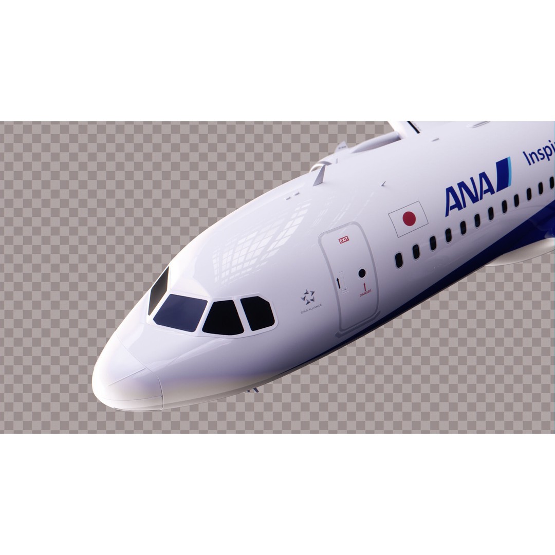 Airbus A320 Neo 3D Model – Low Poly Airliner with Rigged Liveries, FBX - View 16