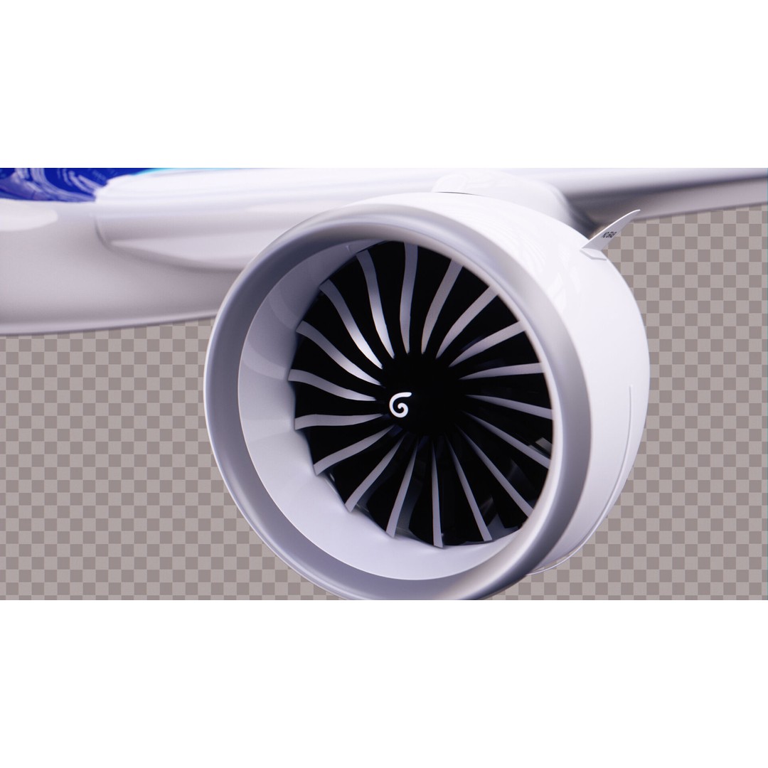 Airbus A320 Neo 3D Model – Low Poly Airliner with Rigged Liveries, FBX - View 18