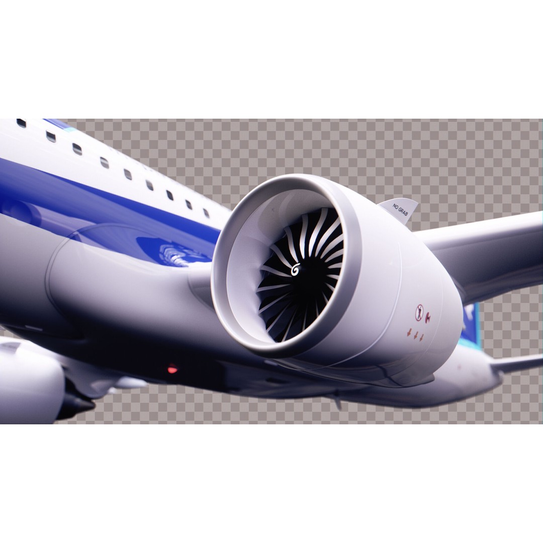 Airbus A320 Neo 3D Model – Low Poly Airliner with Rigged Liveries, FBX - View 20