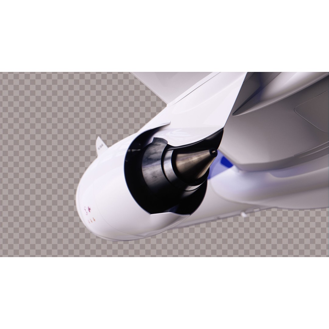 Airbus A320 Neo 3D Model – Low Poly Airliner with Rigged Liveries, FBX - View 23
