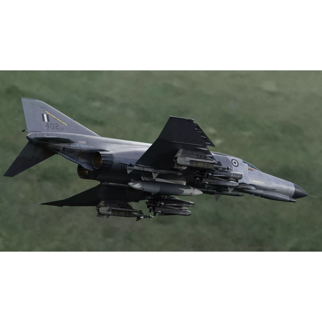 F4 Phantom 2 3D Model – High Resolution Rigged Aircraft, Blender, FBX - View 10