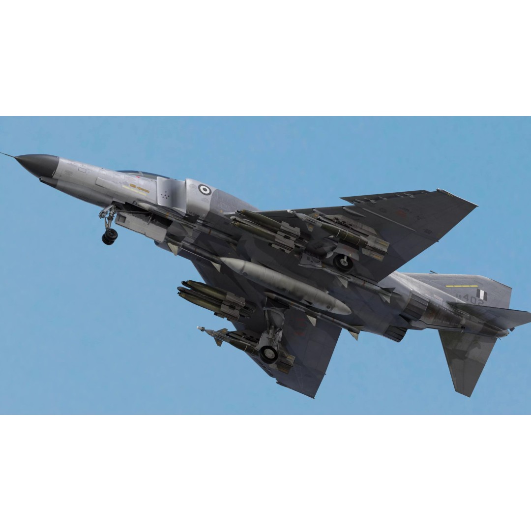 F4 Phantom 2 3D Model – High Resolution Rigged Aircraft, Blender, FBX - View 33
