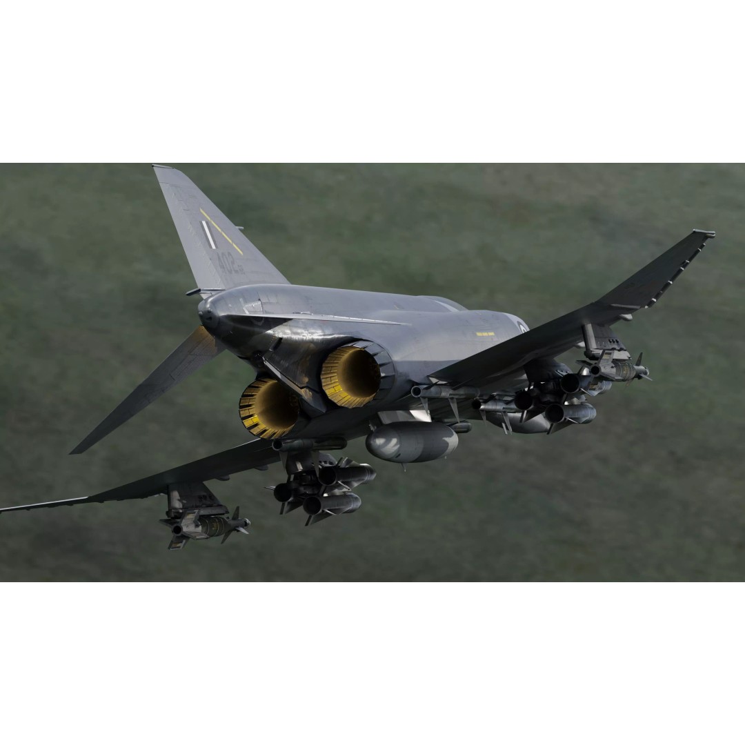 F4 Phantom 2 3D Model – High Resolution Rigged Aircraft, Blender, FBX - View 9