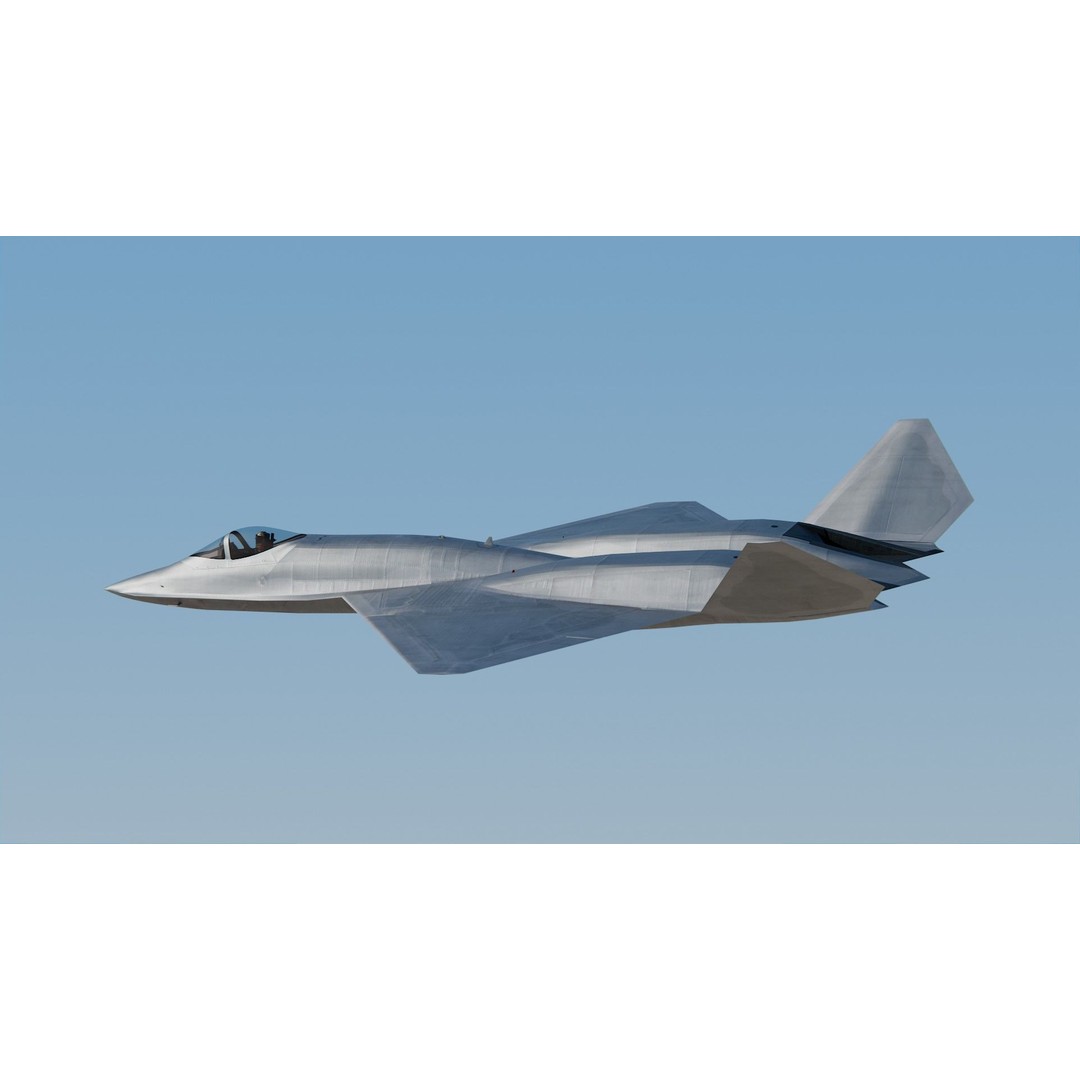 Northrop YF-23 3D Model – High Poly Fighter Jet, PBR Textures, FBX