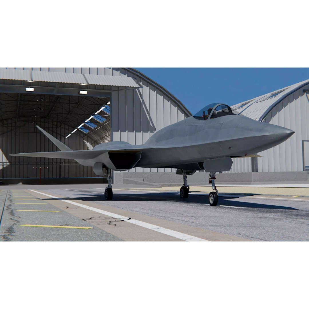 Northrop YF-23 3D Model – High Poly Fighter Jet, PBR Textures, FBX - View 2