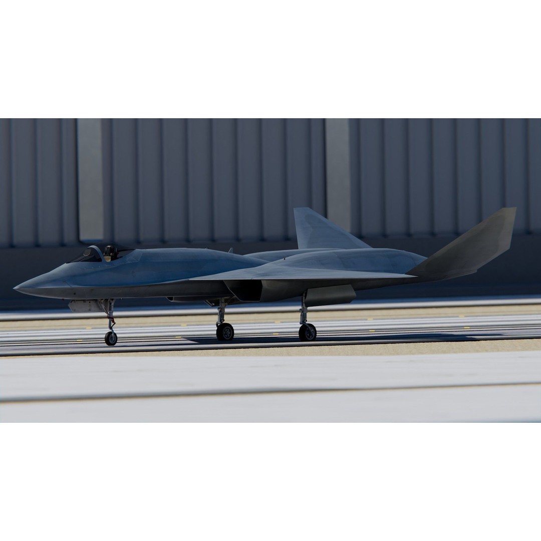 Northrop YF-23 3D Model – High Poly Fighter Jet, PBR Textures, FBX - View 3