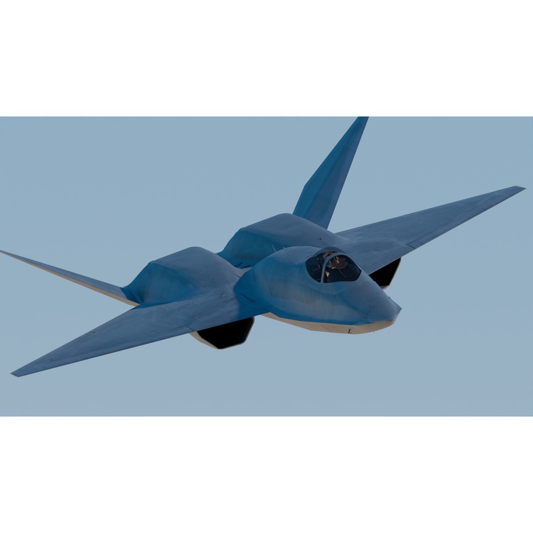 Northrop YF-23 3D Model – High Poly Fighter Jet, PBR Textures, FBX - View 4