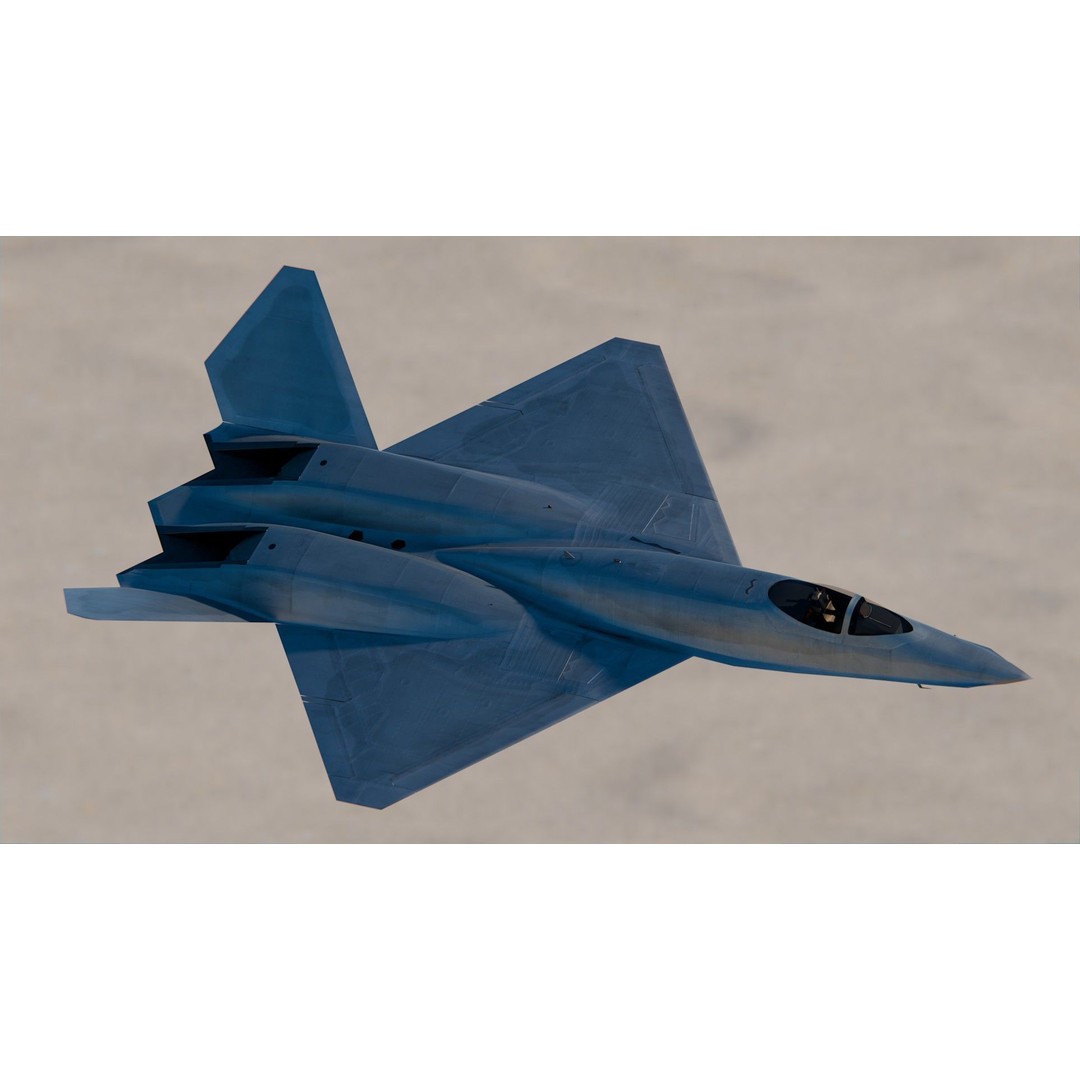 Northrop YF-23 3D Model – High Poly Fighter Jet, PBR Textures, FBX - View 6