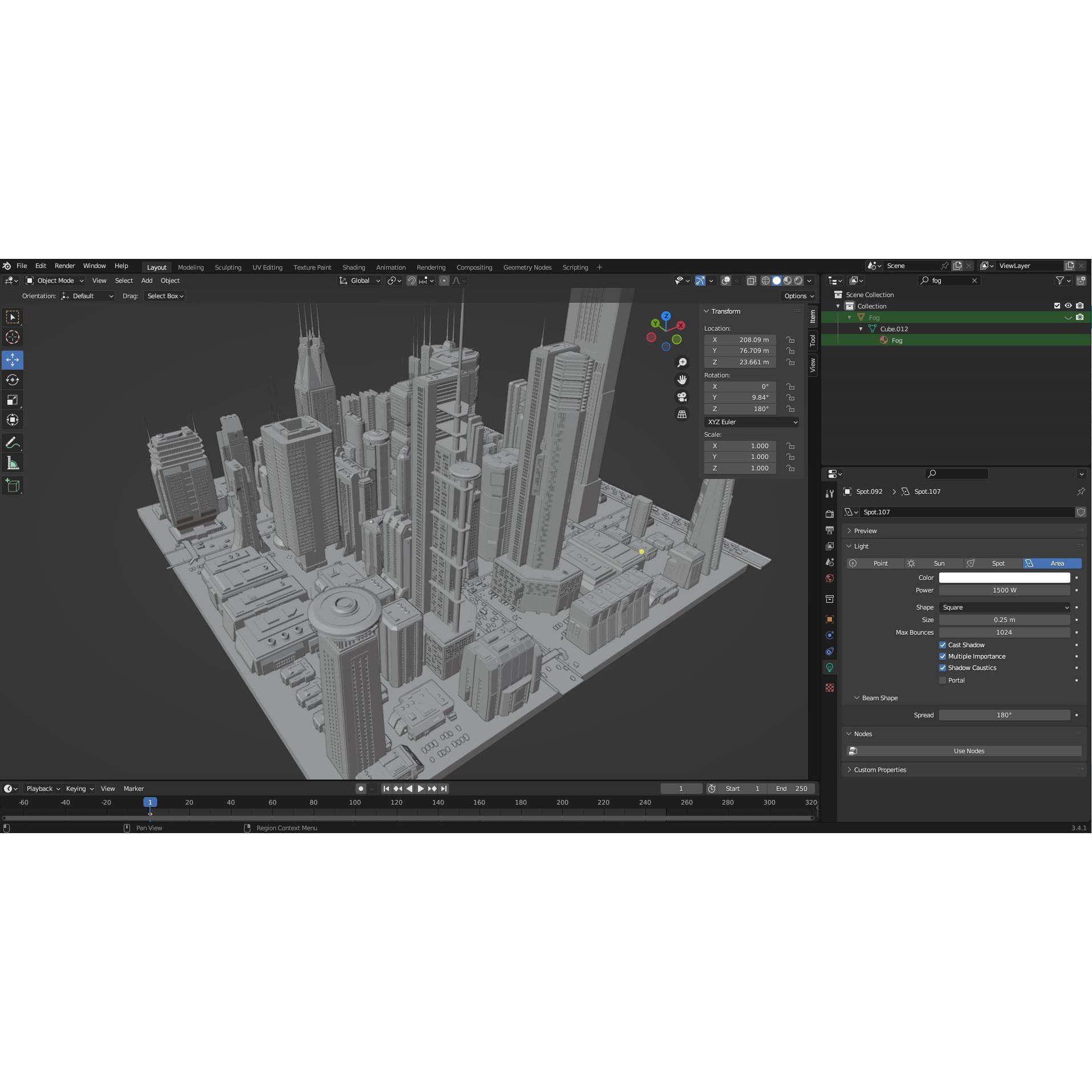 Cyberpunk City Scene - Game-Ready 3D Model - View 16