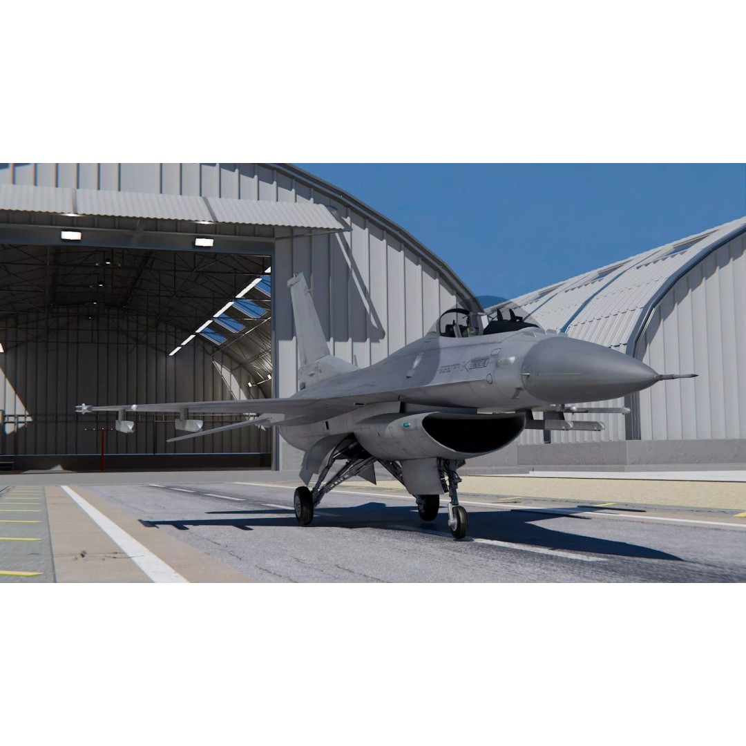 General Dynamics F-16 Fighting Falcon 3D Model – High Poly Game-Ready Asset, FBX, OBJ, Blender - View 2