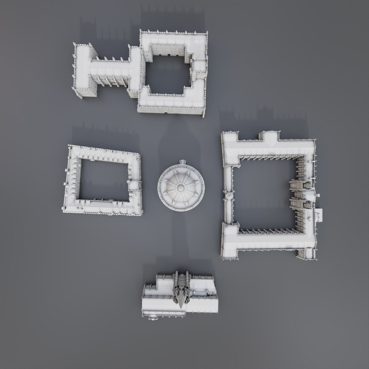 Oxford University Buildings - High-Poly Game-Ready 3D Model - View 18