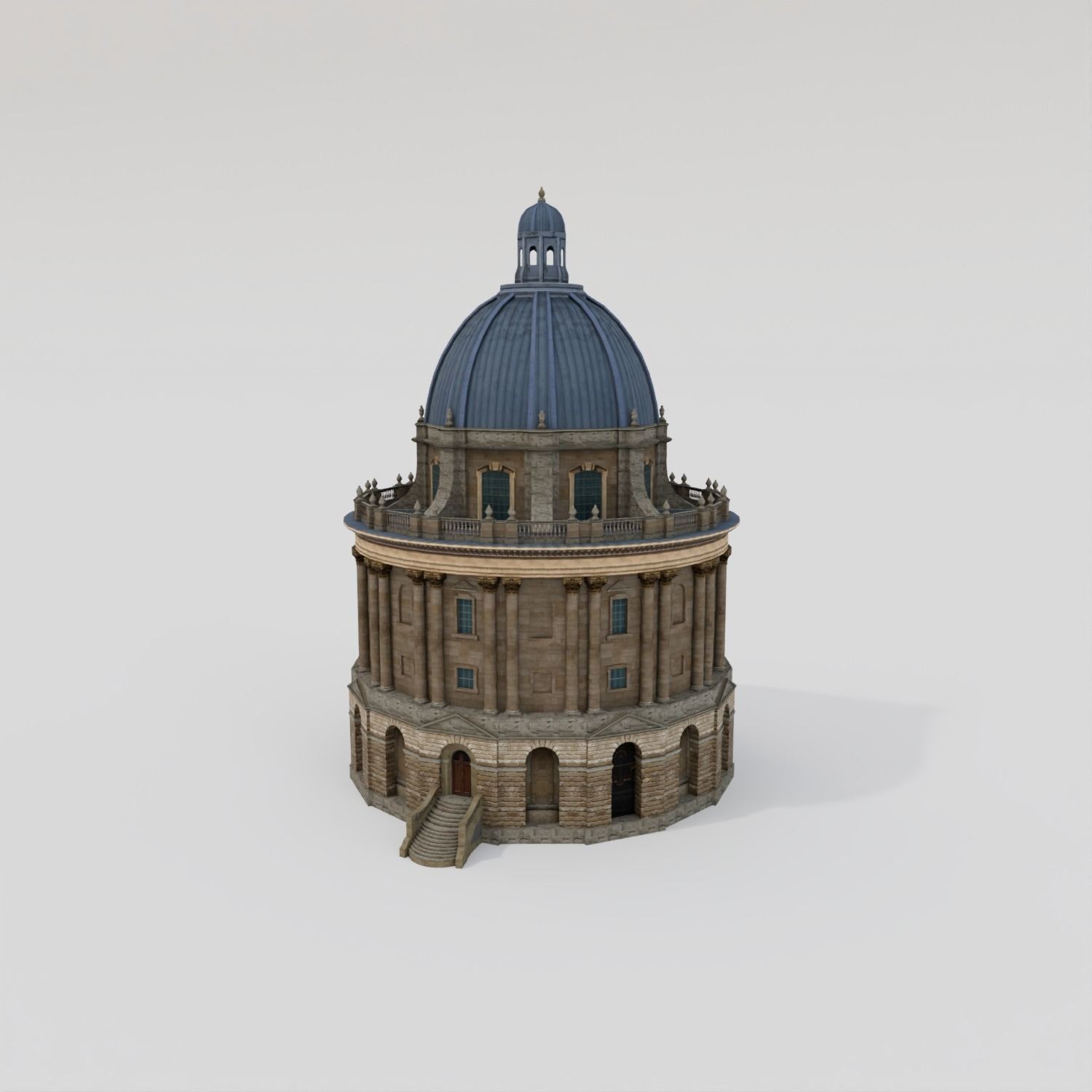 Oxford University Buildings - High-Poly Game-Ready 3D Model - View 7